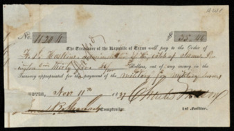 Pay certificate to H. Haskins