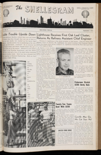 The Shellegram, Vol. 17, No. 8, September 1952