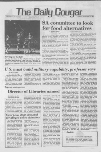 The Daily Cougar. Vol. 46, No. [88], February 11, 1980.