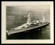 USS Houston (CA-30) with President Franklin D. Roosevelt on board in Caribbean