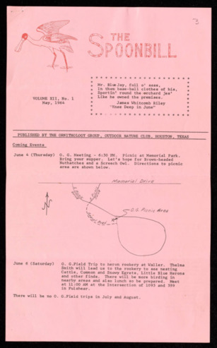 The Spoonbill, Vol. 12, No. 1, May 1964