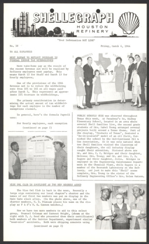 Shellegraph, No. 58, March 6, 1964 