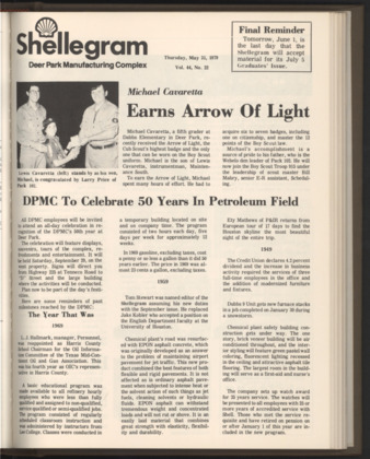 Shellegram, Vol. 44, No. 22, May 31, 1979
