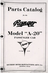 Ranger Model "A-20" catalog