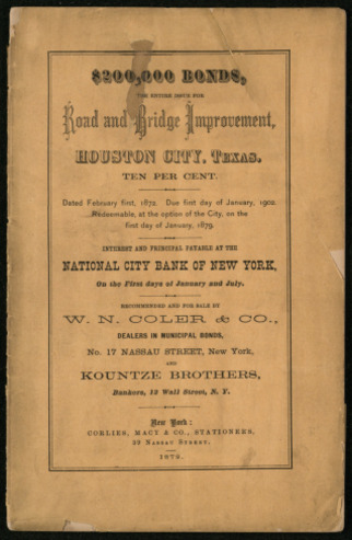 Bonds for Road and Bridge Improvement