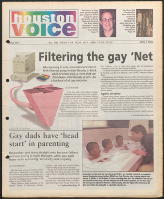 Houston Voice, No. 1015, April 7, 2000