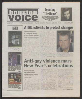 Houston Voice, No.1159, January 10, 2003
