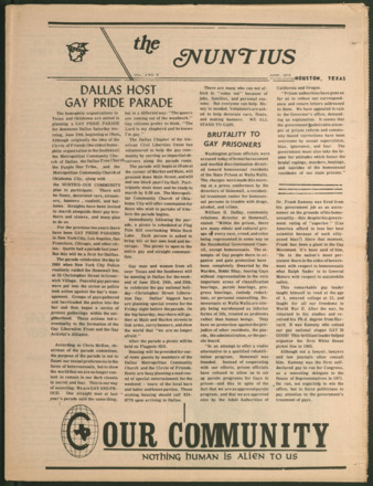 The Nuntius & Our Community, Vol. 3, No. 6, June 1972