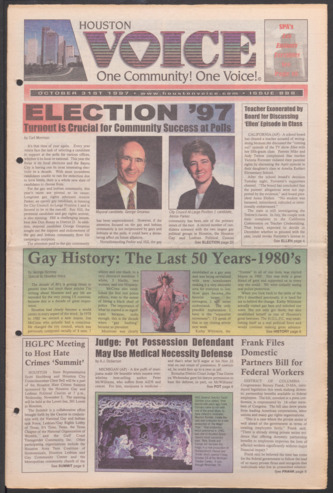 Houston Voice, No. 888, October 31, 1997