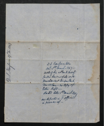 Receipt for $100 bank certificate