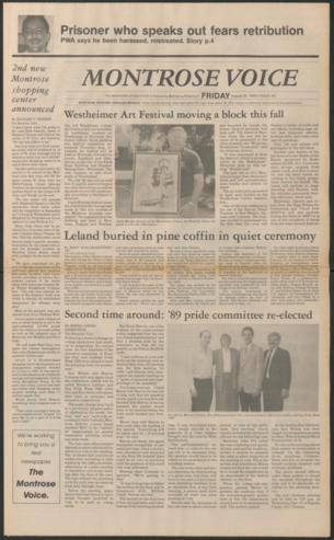 Montrose Voice, No. 461, August 25, 1989