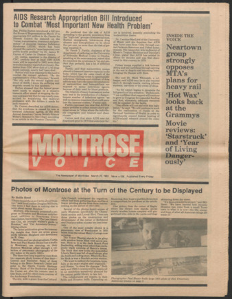 Montrose Voice, No. 126, March 25, 1983