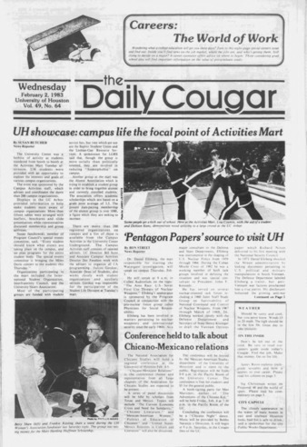 The Daily Cougar. Vol. 49, No. 64, February 2, 1983.