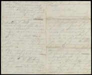 Letter from William Edgerton to John Edgerton, describing life as a soldier