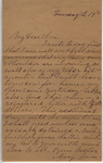 Letter from Mary Jones to Cromwell Anson Jones