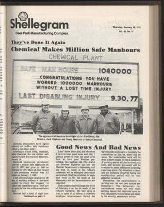 Shellegram, Vol. 43, No. 4, January 26, 1978