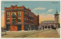 Hotel Bristol and the Union Depot at El Paso, Texas