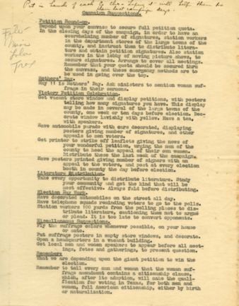 Campaign Suggestions