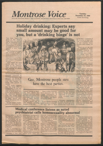 Montrose Voice, No. 9, December 23, 1980