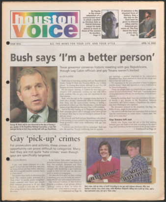 Houston Voice, No. 1016, April 14, 2000