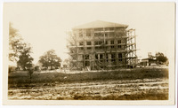 Construction of the Houston Negro Hospital, side view