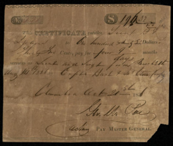 Pay certificate for Basil G. Ijams