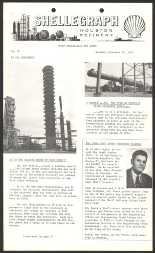 Shellegraph, No. 30, November 19, 1963 