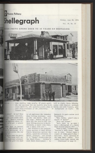 Shellegram, Vol. 39, No. 25, June 28, 1974