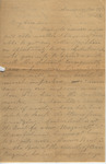 Letter from Mary Jones to Cromwell Anson Jones, 1872 January 28