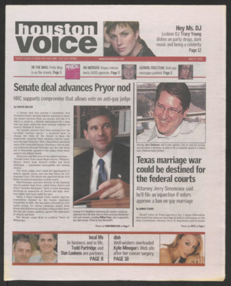 Houston Voice, May 27, 2005