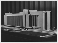 Architectural model of Science & Research Building 1