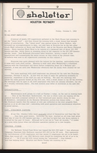 Shelletter, No. 23, October 5, 1962