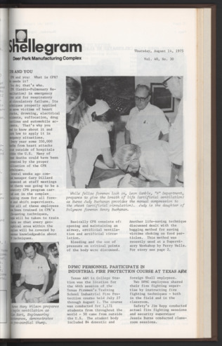 Shellegram, Vol. 40, No. [32], August 14, 1975