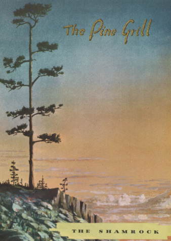 The Pine Grill menu, October 21, 1949