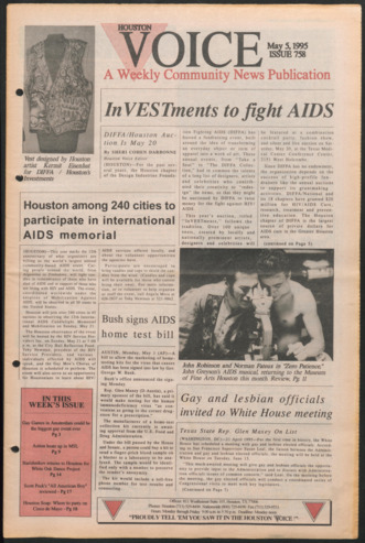 Houston Voice, No. 758, May 5, 1995