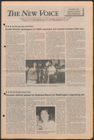 The New Voice, No. 613, July 24-30, 1992