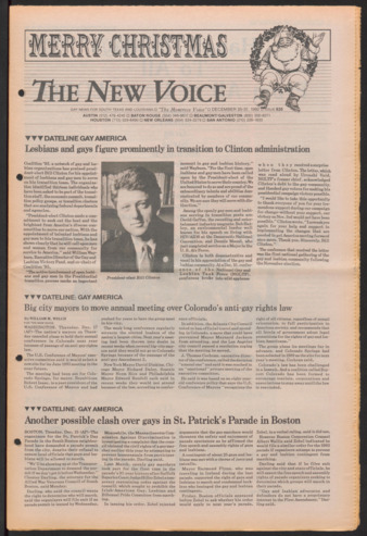 The New Voice, No. 635, December 25-31, 1992