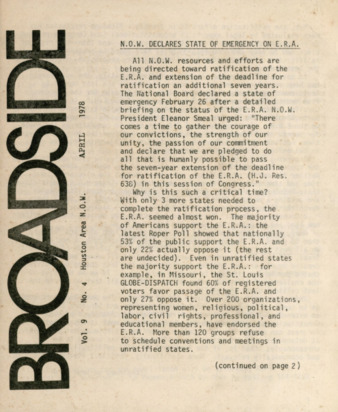 Broadside, Vol. 9, No. 4, April 1978