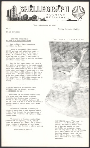 Shellegraph, No. 13, September 20, 1963