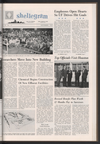 Shellegram, Vol. 22, No. 11, November 1957