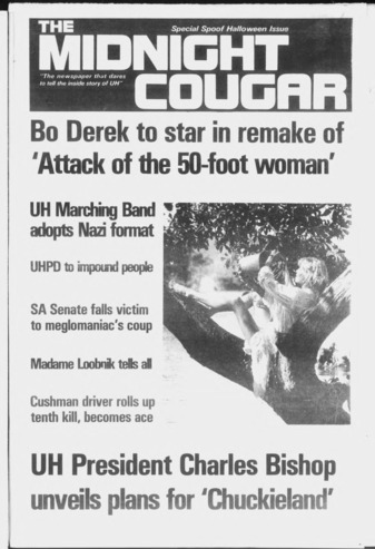 The Daily Cougar. [Vol. 48, No. 43], October 30, 1981.