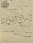 Letter from Philip A. Bruce to Henry L. Scott, 1894 June 19