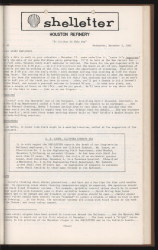 Shelletter, No. 50, December 5, 1962