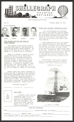 Shellegraph, No. 63, March 24, 1964 