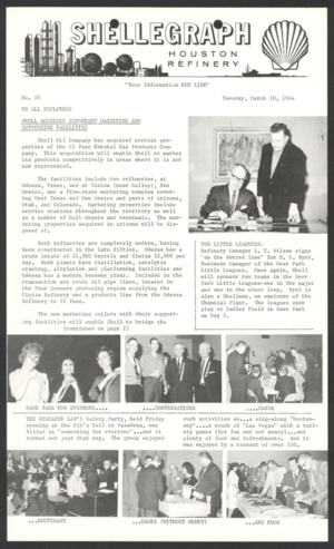 Shellegraph, No. 59, March 10, 1964 