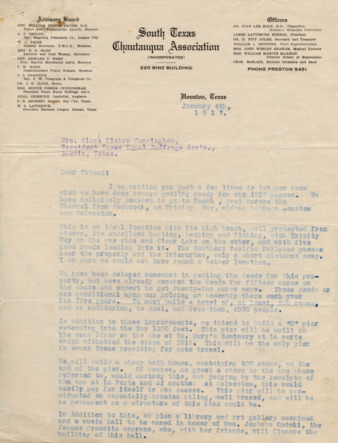 Letter from James Lattimore Himrod to Minnie Fisher Cunningham
