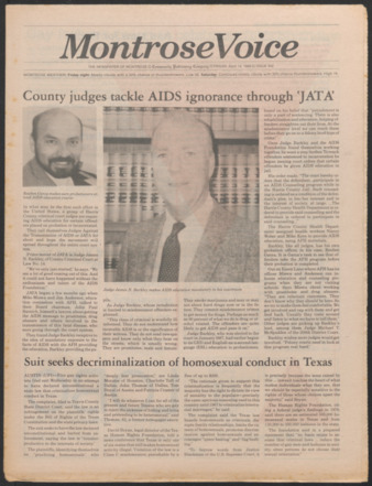 Montrose Voice, No. 442, April 14, 1989