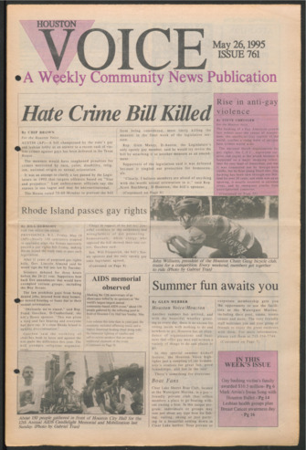Houston Voice, No. 761, May 26, 1995
