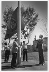 Flag raising ceremony