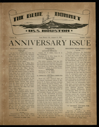 The Blue Bonnet, Vol. 2, No. 34, August 31, 1935